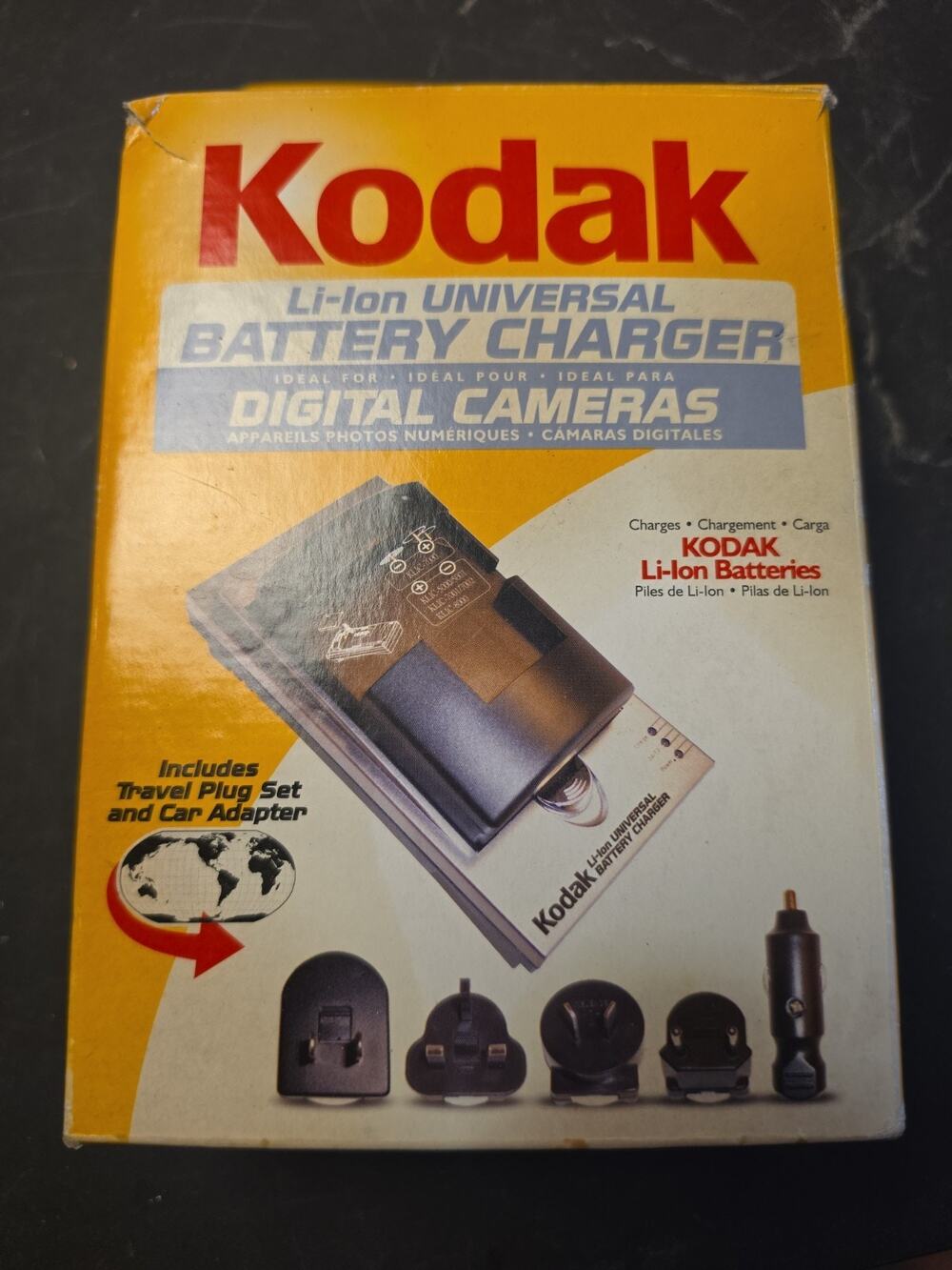 Kodak K7500 Li-Ion Universal Battery Charger Digital Camera Travel Plugs K7500-C